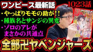 【鬼ヤバ】伏線回収の量がとんでもない!!!ゾロにサンジにモモの助に何から何まで凄すぎる!!【 ワンピース 1023話 】 ※ジャンプネタバレ注意 考察