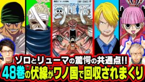 ゾロとサンジが覚醒する伏線はスリラーバークからあった!!”竜斬り”や”国引き”など伝説だらけの48巻は絶対に読み返すべき!!【 ワンピース 考察 】