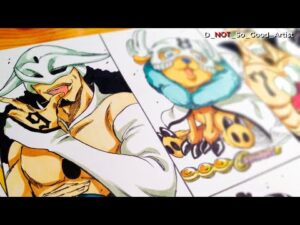 Drawing the Straw Hat Pirates as Espadas | One Piece X Bleach
