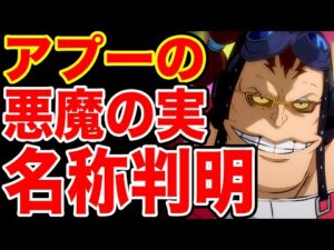 【最新ビブルカード】アプーの悪魔の実の名前判明！＋あのキャラの悪魔の実の名称も判明していた！ブラックマリアの出身地が意味深！クイーンとフランキーの血液型【ワンピース ネタバレ】【ONE PIECE】