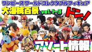 【アソート情報】レアアソートに注意！ワンピース ワールドコレクタブルフィギュア-WT100記念 尾田栄一郎描き下ろし 大海賊百景-Vol 1～3 アソート！全60種のワーコレ登場！