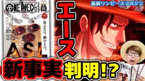 【 最新ワンピースマガジン 】エースの新事実が判明…!? 黒ひげがまさかのあの能力の前任者を…！※ネタバレ注意