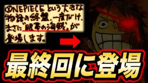 【あの人】ワンピース終盤の「眼帯の海賊」はラスボス!?【ワンピース考察】
