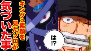 【ワンピース考察】最新1027話でキングの素顔を見たゾロは何に気づいたのか #Shorts