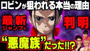 ポーネグリフはミスリード!!?ロビンの”悪魔族”の力こそが世界政府の狙いだった!?【 ワンピース 1028話 】 ※ジャンプネタバレ注意 考察