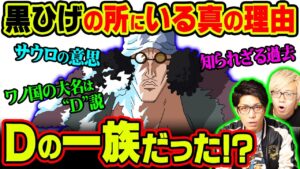 クザンが”Dの一族”である伏線は海軍の時代からあった!?意外に多かった隠れDの可能性があるキャラたち!!【 ワンピース 考察 】