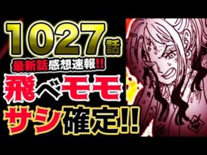 【ワンピース 最新話感想速報】想像を超える危機発生！飛べ！モモの助！ルフィVSカイドウは一対一で確定！！（予想考察）