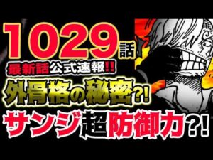 【ワンピース 最新話公式速報】サンジの外骨格がヤバい！強烈な防御力の秘密とは？ヤマトは鬼ヶ島の爆薬を処理出来るのか？！（予想考察）
