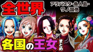 【 ワンピース 】何人いる？作中に登場する全世界の王女まとめ！ONE PIECE