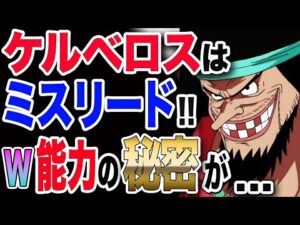 【ワンピース ネタバレ 最新話】 1035直前おさらい 黒ひげの能力 ケルベロス説はミスリード!! 2つ以上の能力を持つ秘密が... 【ONE PIECE ネタバレ 最新話】
