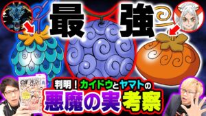 新刊ワンピースマガジンに掲載された悪魔の実には秘密が隠されていた!?ウオウオの実とイヌイヌの実など悪魔の実の謎に迫ります‼︎【 ワンピース 考察 】
