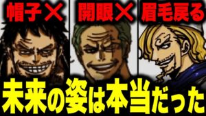 ※麦わらの一味の未来の姿はただのおふざけじゃありません...!!!【ワンピース考察】