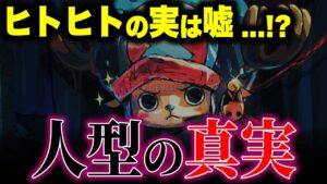 チョッパーの食べたヒトヒトの実は存在しない...!? 悪魔の実の違和感...【ワンピース考察】