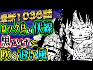 【ワンピース考察】最新1036話！世界各地で起きてる事件！？ロック鳥はやはり伏線か...！【ONE PIECE最新話ネタバレ】