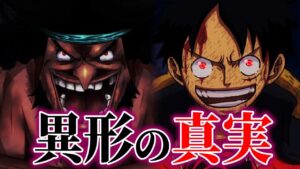 黒ひげの「異形」はルフィにも共通していた...!!?【ワンピース考察】