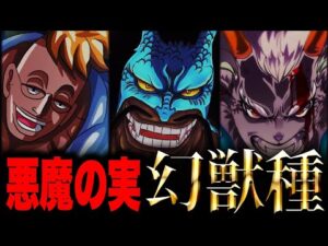 最強すぎる希少な悪魔の実「幻獣種」の全てが分かる...!!!【ワンピース考察】