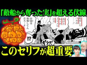 原理判明！能力者狩りは誰でも可能・・・！このセリフに隠された伏線が凄い【 ワンピース 考察 】