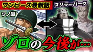 【 ワンピース 】ゾロの今後がヤバい…!? ワノ国編とスリラーバーク編を比べると…？ ※ジャンプ最新話1040話ネタバレ注意