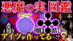 【 ワンピース 】悪魔の実の名前は誰が決めているのか？悪魔の実図鑑はアイツが作っている…!? ONE PIECE