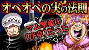 覚醒したオペオペの実はあらゆる悪魔の実を兼ね備えた能力！？ソルソルの実にはまだ魂を乗り換える力が・・・【 ONEPIECE / ワンピース 1040話 】