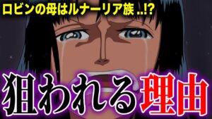 ロビンが狙われる理由はあの種族だからだった...!?【ワンピース考察】