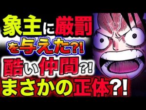【ワンピース ネタバレ予想】象主に厳罰を与えた？酷い仲間？まさかの正体とは？！(予想妄想考察)
