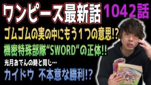 ゴムの性質上あり得ない攻撃を可能にする… “ゴムゴムの実”には別の意思が内在していた!? 【ワンピース1042話】【ネタバレ注意】