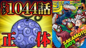 【 ワンピース 1044話 】ルフィ覚醒！ゴムゴムの実に宿ったニカの力が発動しカイドウと最終決戦へ！日和の発言は光月家の真実を匂わせるジョイボーイ到来に並ぶ重要度！【 ONEPIECE 】