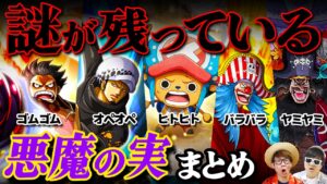 【 ワンピース 】残されたゴムゴムの実の謎…！未回収の謎が残っている悪魔の実まとめ！ONE PIECE ネタバレ注意