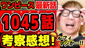 【 ワンピース最新1045話 】ルフィなんじゃそりゃ!! ゴムゴムの実と太陽の神ニカのアレがヤバい！！ ※ジャンプ最新話ネタバレ注意 考察 ONE PIECE