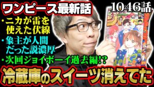 ルフィ覚醒の条件判明！ニカの雷でエネル再登場！？カイドウの過去に何が！？象主とジョイボーイの関係とは！？【 ワンピース 1046話 最新話 考察 】 ※ジャンプ ネタバレ 注意