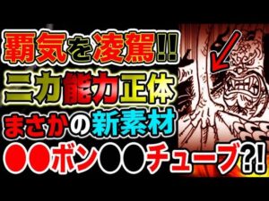 【ワンピース 最新話衝撃感想】カイドウを掴んだ、ルフィの手が切れない理由とは？覇気はニカを凌駕しない？ニカの能力のモデルは、まさかのアレ？（予想考察）