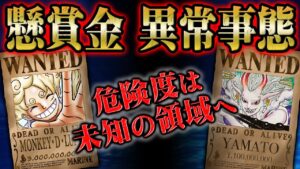 いよいよ更新されるルフィや新世代の懸賞金額がとてつもない事に！ニカの覚醒でルワノ国編後の総合金額は100億に迫る！【 ONEPIECE ワンピース 麦わらの一味 ヤマト 】