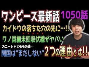 ワノ国編終幕!? いやまだ終われないでしょ!!【ワンピース1050話】【ネタバレ注意】
