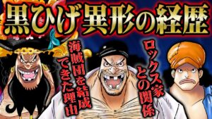 ”黒ひげ”ティーチの生まれたマーシャル家とロックス家との深い繋がりを示す伏線！ヤミヤミの実入手後のメンバーは白ひげ海賊団時代からスカウトされていた！？【 ONEPIECE ワンピース 最新話 】