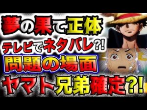 【ワンピース ネタバレ予想】夢の果て正体？アニメでネタバレ？衝撃の発言！ヤマトが兄弟確定？！(予想妄想)