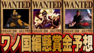 【100億越え】麦わらの一味の懸賞金がとんでもない事に…！！？【ワンピース考察】