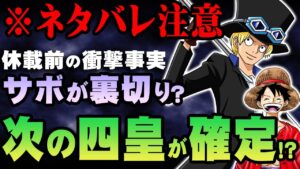 次なる海の四皇が確定しました。【 ワンピース 1052話 最新話 考察 】 ※ジャンプ ネタバレ 注意