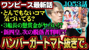 新四皇、懸賞金が判明！ルフィの手配書に重大なミス！？緑牛は何をしに来た！？【 ワンピース 1053話 最新話 考察 】 ※ジャンプ ネタバレ 注意