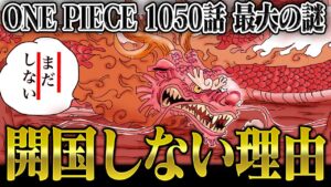 【ワンピース最新話】なぜ開国しない？モモの助が待ち望むワノ国in海賊王ルフィ【ジョイボーイの完成】