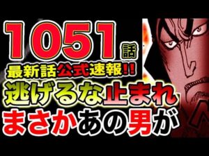 【ワンピース 最新話公式速報】ワノ国新将軍が登場！逃げるな！止まれ！まさかのあの男が復活？！（予想考察）