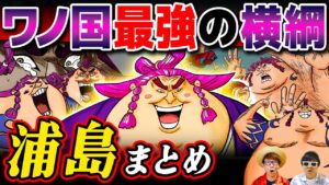 【 ワンピース 】ワノ国最強の横綱！浦島 まとめてみたwww ONE PIECE