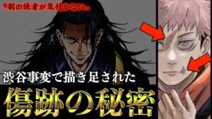【呪術廻戦】マジで？渋谷事変で描き足された「傷跡」..9割の読者が気付かない傷跡の秘密がヤバイ..。(ワンピースマニア神木健児コラボ from スーパーカミキカンデ)【※ネタバレ考察注意】