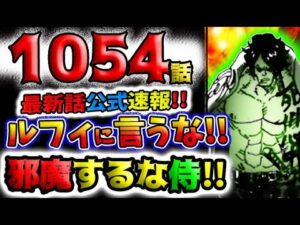 【ワンピース 最新話公式速報】いきなりバトル勃発！緑牛VS赤鞘！緑牛の能力の正体とは？！ルフィに言うな！邪魔するな侍！(予想妄想)