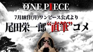 あのコメントに隠された“大いなる仕掛け”とは・・・【ワンピース ネタバレ】