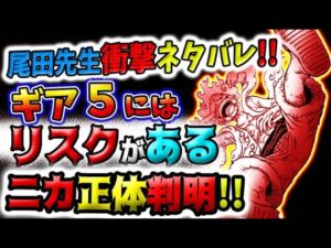 【ワンピース ネタバレ予想】尾田先生衝撃ネタバレ!!ギア５にはリスクがある！ニカ正体判明!!(予想妄想)