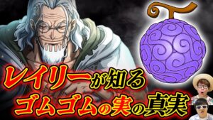 【 ワンピース 】レイリーはゴムゴムの実の真実を全て知っている…!? ※ジャンプ ネタバレ注意