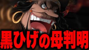 いよいよ判明した黒ひげの母の正体がヤバい...【ワンピース考察】