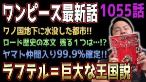 明かされた開国の秘密、プルトンの正体、ラフテル到達まであとわずか【ワンピース1055話】【ネタバレ注意】