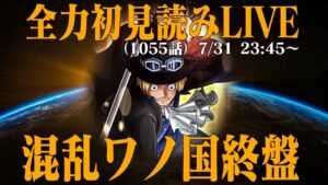 【初見読み】ワンピース最新第1055話LIVE【シートベルト締めます】